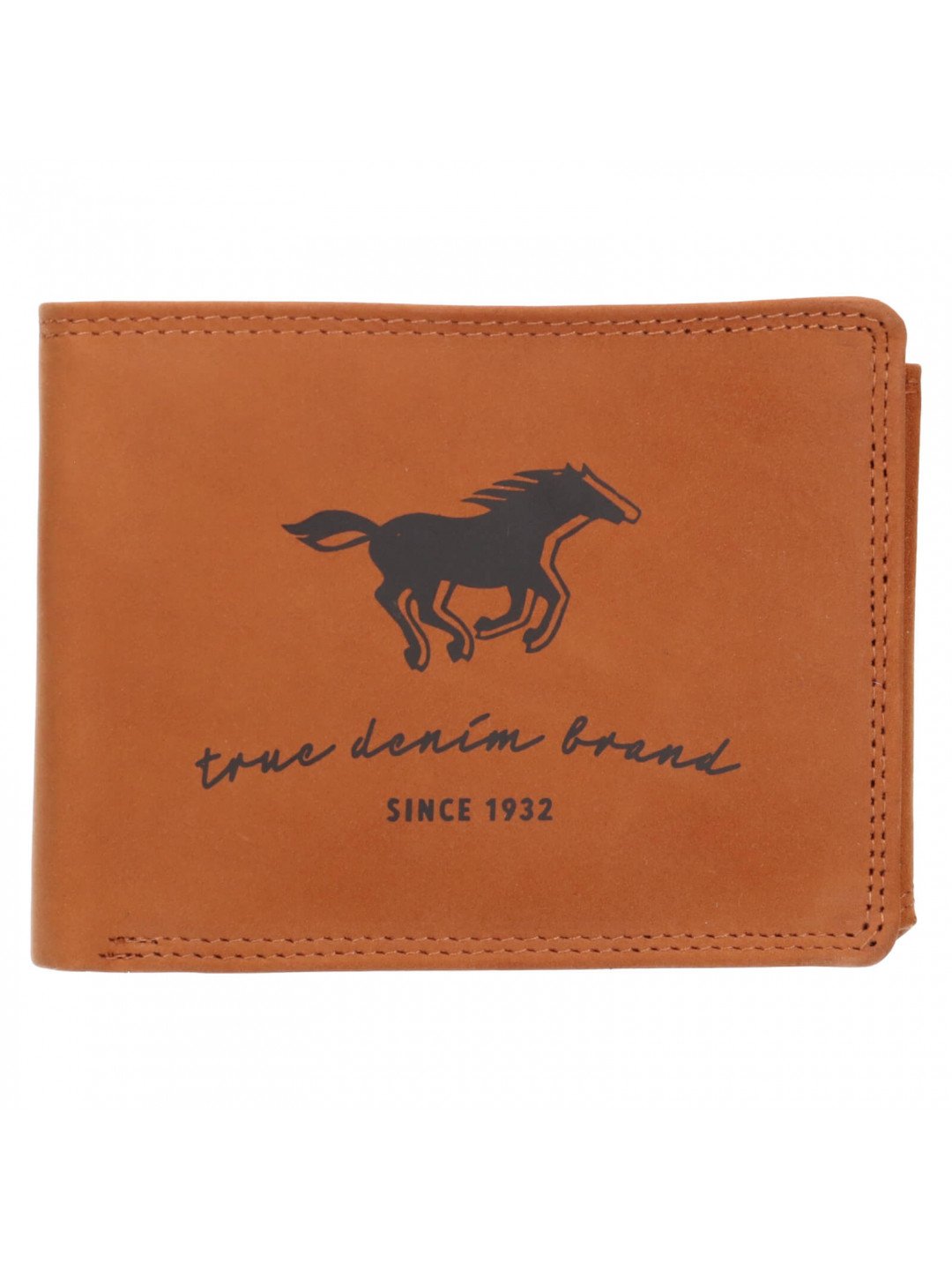 Pánská kožená peněženka Mustang Enet – koňak
