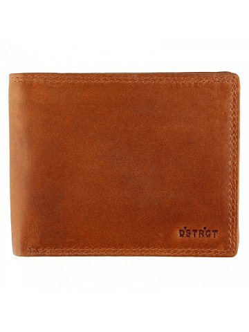 Pánská kožená peněženka DSTRCT Luis – koňak