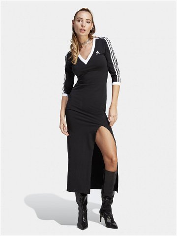 Adidas Každodenní šaty adicolor Classics IK0439 Černá Slim Fit