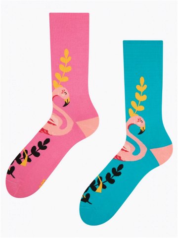 Veselé ponožky Dedoles Paní Plameňáková D-U-SC-RSS-B-C-1299 L