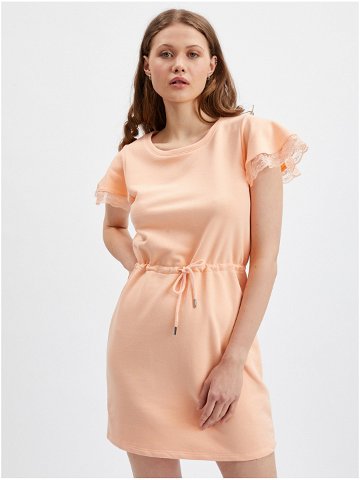 Meruňkové dámské mikinové šaty ORSAY