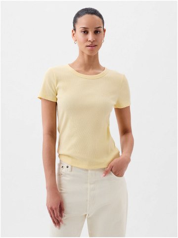 Meruňkové dámské basic tričko GAP
