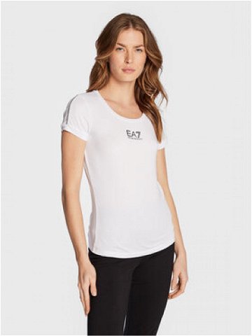 EA7 Emporio Armani T-Shirt 6LTT17 TJCYZ 1100 Bílá Slim Fit