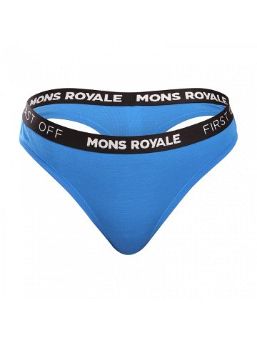 Dámská tanga Mons Royale merino modrá 100311-1015-713 XL