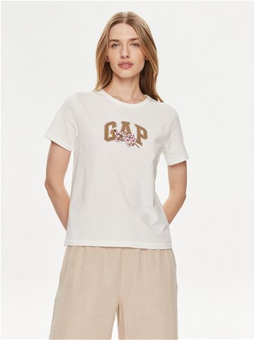 Gap T-Shirt 878165-00 Bílá Regular Fit
