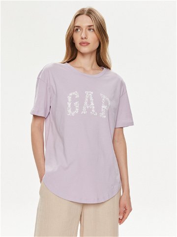 Gap T-Shirt 875093-02 Fialová Relaxed Fit