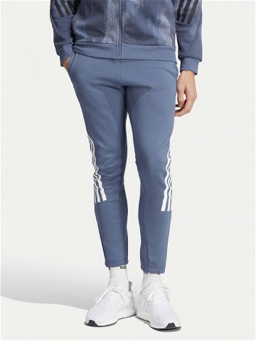 Adidas Teplákové kalhoty Future Icons 3-Stripes IR9194 Modrá Slim Fit