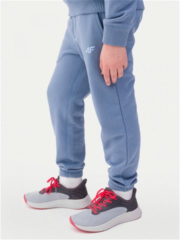 4F Teplákové kalhoty 4FJWSS24TTROM597 Modrá Regular Fit