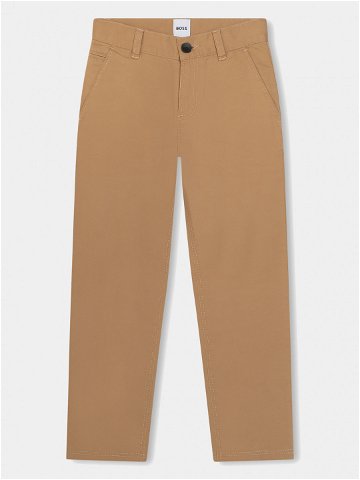 Boss Chino kalhoty J50673 S Béžová Slim Fit