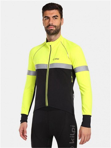 Žluto-černá pánská softshellová cyklistická bunda Kilpi NERETO-M