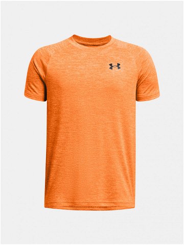 Oranžové klučičí sportovní tričko Under Armour UA Tech 2 0 SS