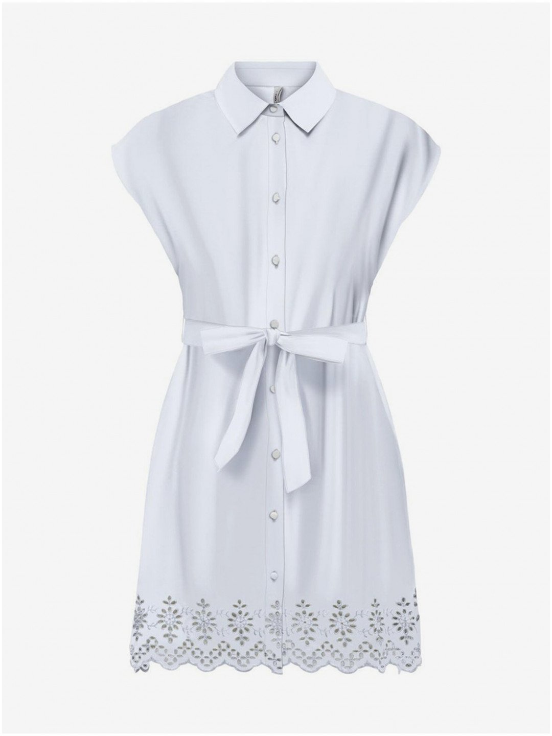 Bílé dámské košilové šaty ONLY Lou