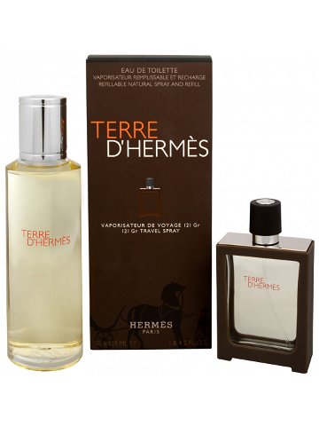 Hermes Terre D Hermes – EDT 30 ml plnitelná EDT 125 ml náplň
