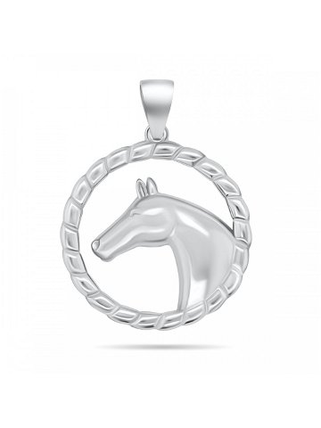 Brilio Silver Designový stříbrný přívěsek kůň PT32W