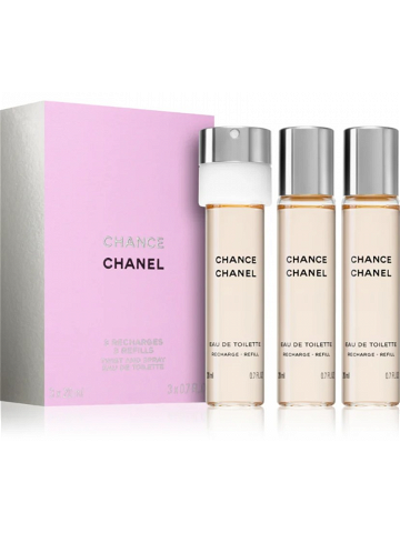 Chanel Chance – EDT – náplň 3 x 20 ml 60 ml