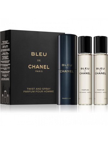 Chanel Bleu de Chanel parfém náhradní náplň pro muže 3×20 ml