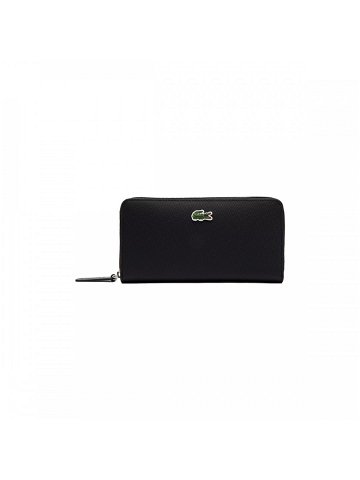 Lacoste L 12 12 Concept Zip Wallet – Noir Peněženky Černá