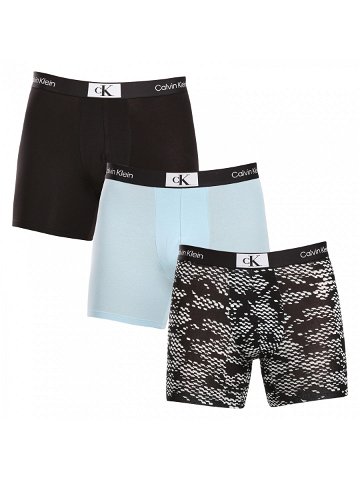 3PACK pánské boxerky Calvin Klein vícebarevné NB3529E-MRU XXL