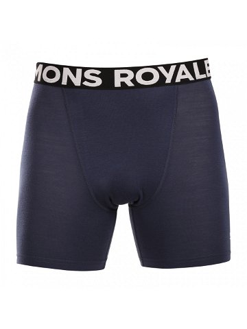 Pánské boxerky Mons Royale merino modré 100088-1169-568 L