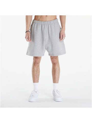 Nike Solo Swoosh Men s Fleece Shorts Dk Grey Heather White