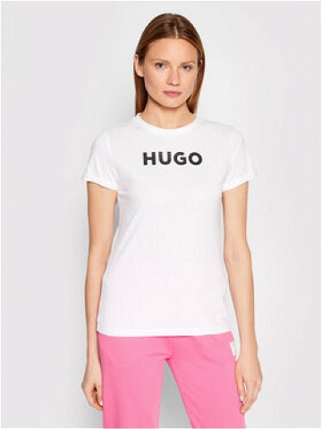 Hugo T-Shirt 50473813 Bílá Slim Fit