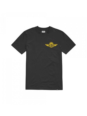 Etnies pánské tričko Wings Black Yellow Černá Velikost XXL 100 bavlna