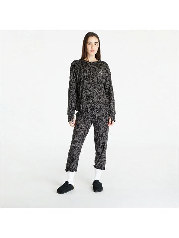 DKNY WMS Long Sleeve Pajamas Set Black