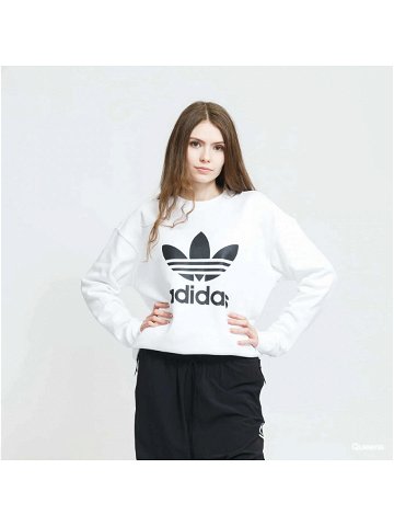 Adidas Trefoil Crew Sweatshirt White