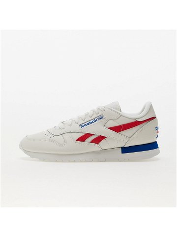 Reebok Classic Leather Chalk Vector Red Vector Blue