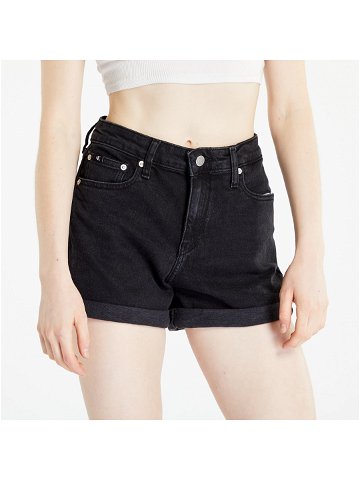 Calvin Klein Jeans Mid Rise Shorts Denim Black