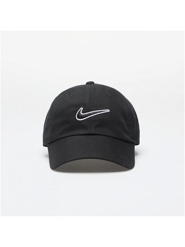 Nike Club Unstructured Swoosh Cap Black Black