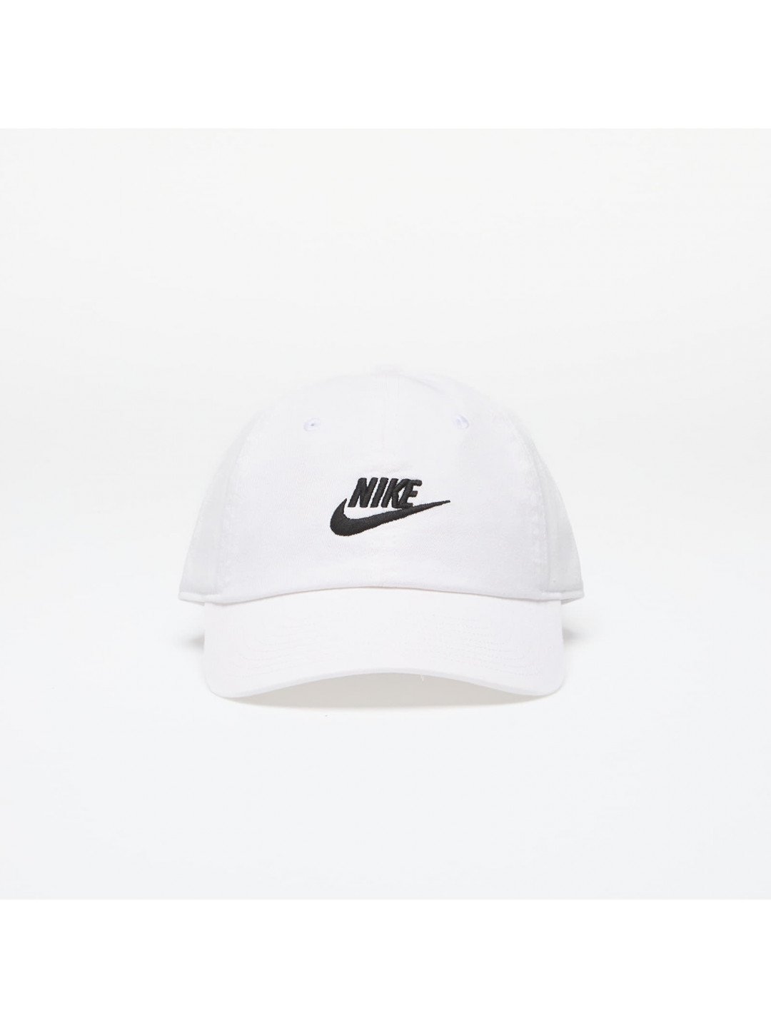 Nike Club Unstructured Futura Wash Cap White Black