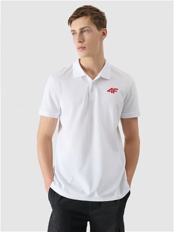 Pánské polo tričko regular – bílé