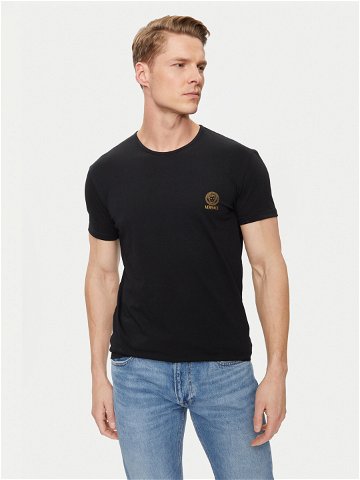 Versace T-Shirt Medusa AUU01005 Černá Slim Fit