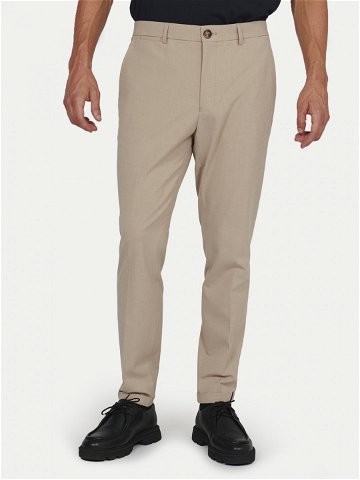 Matinique Kalhoty z materiálu 30205157 Béžová Slim Leg