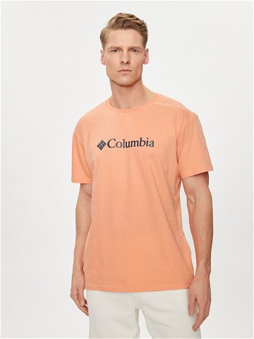 Columbia T-Shirt CSC Basic Logo Short Sleeve 1680053 Oranžová Regular Fit