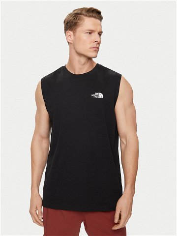 The North Face Tank top Simple Dome NF0A87R3 Černá Regular Fit
