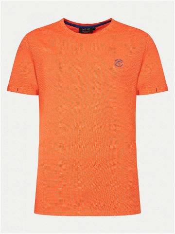 INDICODE T-Shirt Stamatis 41-038 Oranžová Regular Fit