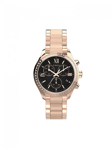 Timex Hodinky Dress Chronograph TW2W20100 Růžové zlato