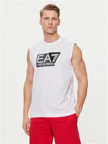 EA7 Emporio Armani T-Shirt 3DPT80 PJ02Z 1100 Bílá Regular Fit
