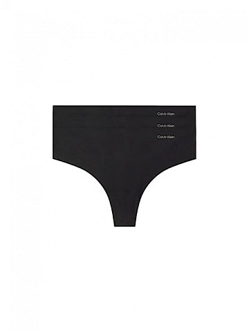 Calvin Klein Underwear Sada 3 kusů string kalhotek 000QD3558E Černá