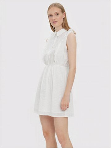 Vero Moda Letní šaty Sally 10272001 Bílá Regular Fit