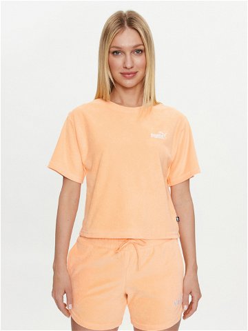 Puma T-Shirt Ess Elevated 677947 Oranžová Regular Fit