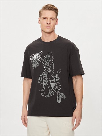 Puma T-Shirt Dylan s Gift Shop 625282 Černá Regular Fit