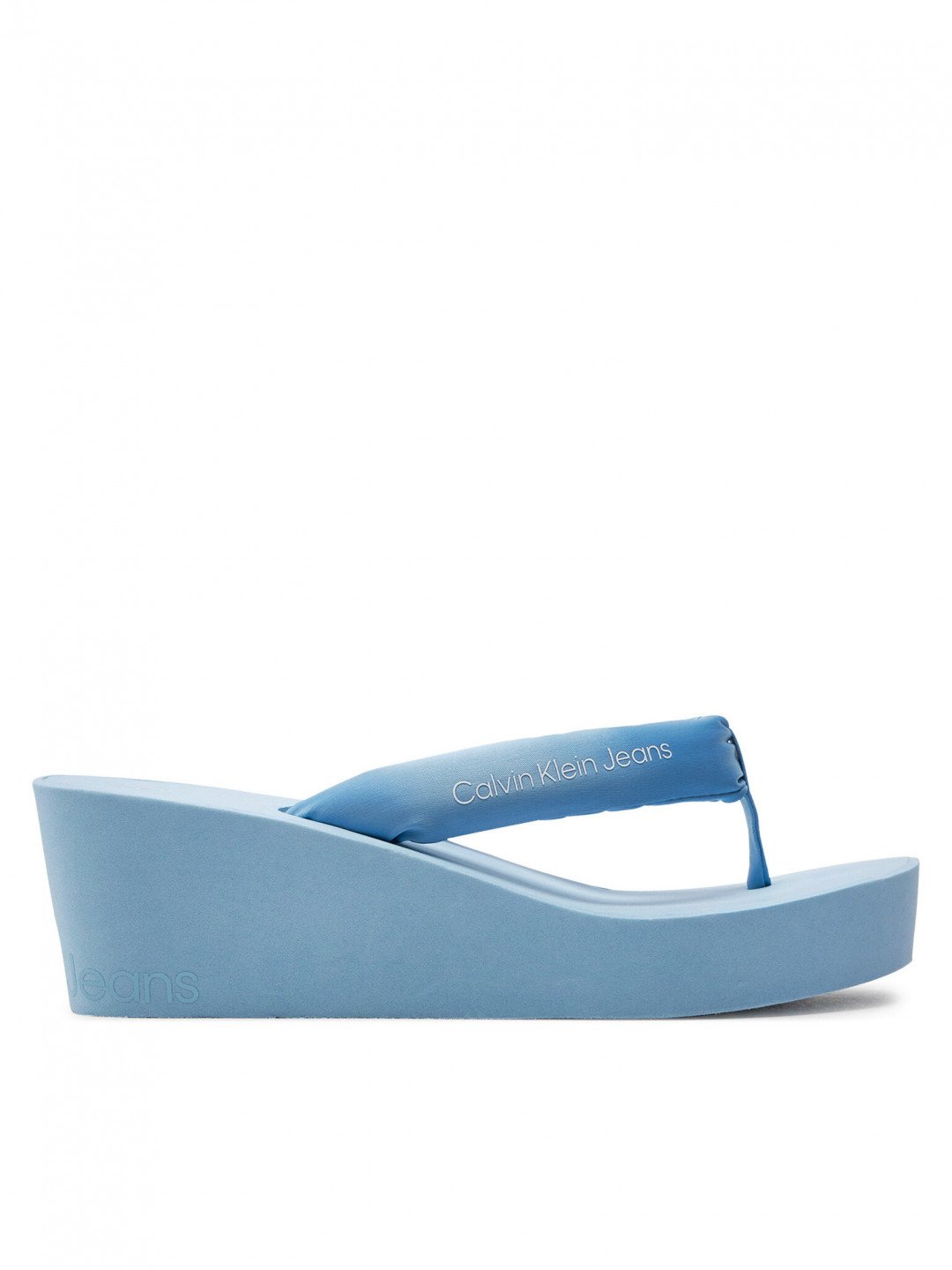 Calvin Klein Jeans Žabky Beach Wedge Sandal Padded Ny YW0YW01397 Modrá