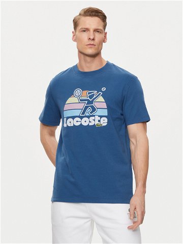 Lacoste T-Shirt TH8567 Tmavomodrá Regular Fit