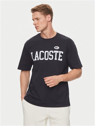 Lacoste T-Shirt TH7411 Tmavomodrá Regular Fit