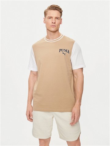 Puma T-Shirt Squad 678968 Béžová Regular Fit
