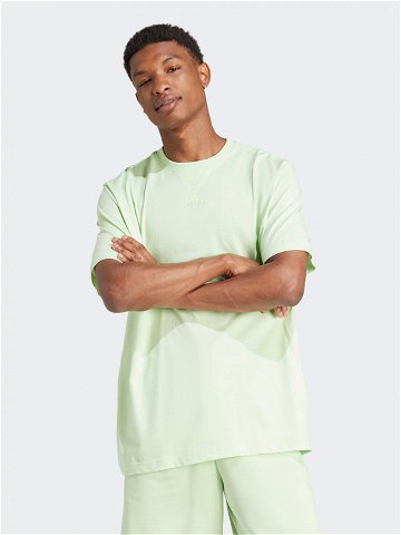 Adidas T-Shirt ALL SZN IR9111 Zelená Loose Fit