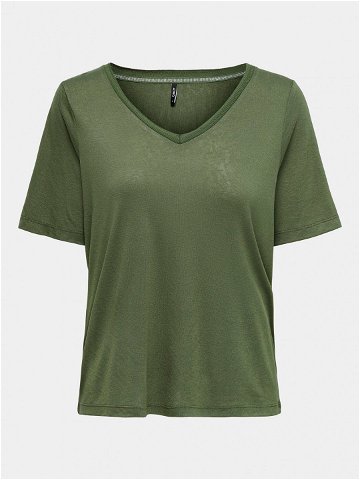 ONLY T-Shirt Elise 15257390 Zelená Regular Fit